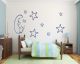 Wandtattoo Sterne und Mond 61015
