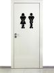 Türaufkleber WC Männchen 68118