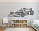 Wandtattoo - Rennwagen - 72445