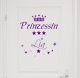 Türaufkleber mit Name - Prinzessin mit Krone 73057