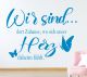 Wandtattoo – Wir sind dort Zuhause | 75031