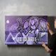 timalo® Gaming Acryl-Wandbild personalisiertes Gamer Bild mit Namen aus Acrylglas - Glasbild gaming zone für die Wand Jugendzimmer Acrylglasbild Acrylbild Glas | 40x30cm Mädchen lila
