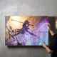 timalo® Gaming Acryl-Wandbild personalisiertes Gamer Bild mit Namen aus Acrylglas - Glasbild gaming room für die Wand Jugendzimmer Acrylglasbild Acrylbild Glas | 40x30cm Hero