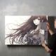 timalo® Gaming Acryl-Wandbild personalisiertes Gamer Bild mit Namen aus Acrylglas - Glasbild gaming zone für die Wand Jugendzimmer Acrylglasbild Acrylbild Glas | 40x30cm Anime Mädchen