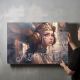 timalo® Gaming Acryl-Wandbild personalisiertes Gamer Bild mit Namen aus Acrylglas - Glasbild gaming zone für die Wand Jugendzimmer Acrylglasbild Acrylbild Glas | 40x30cm Mädchen