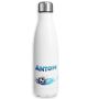 timalo® Thermosflasche Fußball personalisiert mit Namen auslaufsichere Edelstahl Trinkflasche Wasserflasche für Kinder Mädchen Jungen ch11