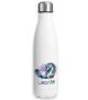 timalo® Thermosflasche personalisiert mit Namen auslaufsichere Edelstahl Trinkflasche Wasserflasche für Kinder Mädchen Jungen - Buntes Einhorn