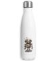 timalo® Thermosflasche personalisiert mit Namen auslaufsichere Edelstahl Trinkflasche Wasserflasche für Kinder Mädchen Jungen - Roboter Rosti