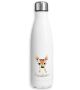 timalo® Thermosflasche personalisiert mit Namen | 30 Tier Motive | auslaufsichere Edelstahl Trinkflasche für Kinder Isolierflasche 350 mL / 500 mL / 750 mL | 24- Reh