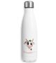 timalo® Thermosflasche personalisiert mit Namen | 30 Tier Motive | auslaufsichere Edelstahl Trinkflasche für Kinder Mädchen Jungen 350 mL / 500 mL / 750 mL | 46- Kuh