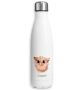 timalo® Thermosflasche personalisiert mit Namen | 30 Tier Motive | auslaufsichere Edelstahl Trinkflasche für Kinder Mädchen Jungen 350 mL / 500 mL / 750 mL | 47- Schwein
