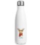 timalo® Thermosflasche Weihnachten personalisiert mit Namen auslaufsichere Edelstahl Trinkflasche Geschenk Wasserflasche für Männer Frauen Kinder Mädchen Jungen - Reh-2