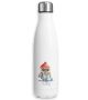 timalo® Thermosflasche Weihnachten personalisiert mit Namen auslaufsichere Edelstahl Trinkflasche Geschenk Wasserflasche für Männer Frauen Kinder Mädchen Jungen - Eule