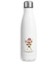 timalo® Thermosflasche personalisiert mit Namen Edelstahl Trinkflasche Geschenk Wasserflasche Tiermotive Nikolaus Weihnachten - Reh