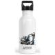 timalo® Trinkflasche für Kinder personalisiert mit Namen | auslaufsichere Edelstahl Sportflasche Kindergarten Schule Geschenk für Jungen und Mädchen | Bagger