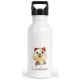 timalo® Trinkflasche personalisiert mit Namen | 30 Tier Motive | auslaufsichere Edelstahl Kindergartenflasche für Kinder Mädchen Jungen 400 mL / 600 mL | 10- Quoka