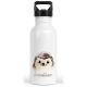 timalo® Trinkflasche personalisiert mit Namen | 30 Tier Motive | auslaufsichere Edelstahl Kindergartenflasche für Kinder Mädchen Jungen 400 mL / 600 mL | 11- Igel