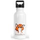 timalo® Trinkflasche personalisiert mit Namen | 30 Tier Motive | auslaufsichere Edelstahl Kindergartenflasche für Kinder Mädchen Jungen 400 mL / 600 mL | 13- Fuchs