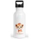 timalo® Trinkflasche personalisiert mit Namen | 30 Tier Motive | auslaufsichere Edelstahl Kindergartenflasche für Kinder Mädchen Jungen 400 mL / 600 mL | 15- Löwe