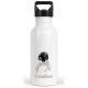 timalo® Trinkflasche personalisiert mit Namen | 30 Tier Motive | auslaufsichere Edelstahl Kindergartenflasche für Kinder Mädchen Jungen 400 mL / 600 mL | 19- Pinguin