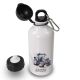 timalo® Aluminium Trinkflasche für Kinder personalisiert mit Namen | auslaufsichere Edelstahl Sportflasche Kindergarten Geschenk für Jungen und Mädchen | Traktor
