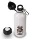 timalo® Aluminium Trinkflasche für Kinder personalisiert mit Namen | auslaufsichere Edelstahl Sportflasche Kindergarten Geschenk für Jungen und Mädchen | Roboter Rosti