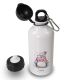 timalo® Aluminium Trinkflasche für Kinder personalisiert mit Namen | auslaufsichere Edelstahl Sportflasche Kindergarten Geschenk für Jungen und Mädchen | Pinguin