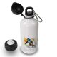 timalo® Aluminium Trinkflasche für Kinder personalisiert mit Namen | auslaufsichere Edelstahl Sportflasche Kindergarten Geschenk für Jungen und Mädchen | Snowboarder