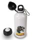 timalo® Aluminium Trinkflasche für Kinder personalisiert mit Namen | auslaufsichere Edelstahl Sportflasche Kindergarten Geschenk für Jungen und Mädchen | Dinosaurier