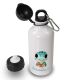 timalo® Aluminium Trinkflasche mit Namen personalisierbar | 30 Tier Motive | auslaufsichere Kindergartenflasche für Kinder Isolierflasche 400 mL / 600 mL | 04- Schildkröte