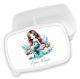 timalo® Brotdose Kinder personalisiert mit Namen | Bento Lunchbox Unterteilung mit Fächern | Jungen Mädchen Kindergarten Schule Geschenk | 14 - Meerjungfrau