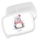 timalo® Brotdose Kinder personalisiert mit Namen | Bento Lunchbox Unterteilung mit Fächern | Jungen Mädchen Kindergarten Schule Geschenk | 19 - Pinguin