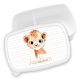 timalo® Brotdose Kinder personalisiert mit Namen | Bento Lunchbox Unterteilung mit Fächern | Jungen Mädchen Kindergarten Schule Motiv Tiere Geschenk | 15- Löwe