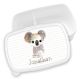 timalo® Brotdose Kinder personalisiert mit Namen | Bento Lunchbox Unterteilung mit Fächern | Jungen Mädchen Kindergarten Schule Motiv Tiere Geschenk | 09- Koala