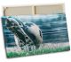 timalo® Kinderzimmer Wandbild Bild auf Leinwand Kinder Bilder für die Wand Leinwandbild xxl personalisiert mit Namen Mädchen Jungen Bild fürs Teenager Zimmer | Fußball, Fußballtor, Tor