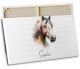 timalo® Kinderzimmer Wandbild Bild auf Leinwand Kinder Bilder für die Wand Leinwandbild xxl personalisiert mit Namen Mädchen Jungen Bild fürs Teenager Zimmer | 60 x 40 cm Pferdebild