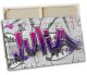 timalo® Gaming Wandbild Bild auf Leinwand Gamer Bilder für die Wand Leinwandbild xxl personalisiert mit Namen gaming zone Jugendzimmer Bild fürs Teenager Zimmer | Graffiti Mädchen