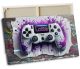 timalo® Gaming Wandbild Bild auf Leinwand Gamer Bilder für die Wand Leinwandbild xxl personalisiert mit Namen gaming zone Jugendzimmer Bild fürs Teenager Zimmer | Graffiti Mädchen