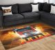 Cooler Feuerwehr Kinder Teppich personalisiert mit Namen | Spielteppich carpet-child03