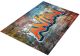 timalo® Moderner Gaming Teppich personalisiert mit Namen | Gamer Teppich gaming room | Fußmatte mit Wunschname Kinderzimmer Dekoration Jugendzimmer | Graffiti orange