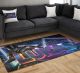 Gaming Teppich mit Namen personalisiert individuelle Gamer Zimmer Deko Fußmatte für Jungen | 3D carpet22