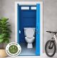 Türtapete selbstklebend blasenfrei | Toilette WC 200 x 90 cm und 220 x 100 cm | Tür Aufkleber Türfolie | Einteilig | Wasserfest 3D Türaufkleber Klebefolie Türposter Möbelfolie