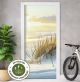 Türtapete selbstklebend blasenfrei | Meer, Nordsee, Strand, Dünen 200 x 90 cm und 220 x 100 cm | Tür Aufkleber Türfolie | Einteilig | Wasserfest 3D Türaufkleber Klebefolie Türposter Möbelfolie