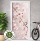Türtapete Selbstklebend Blasenfrei | Sakura Japandi Kirschblüten Rosa 200 x 90 cm und 220 x 100 cm | Tür Aufkleber Türfolie | Einteilig | Wasserfest 3D Türaufkleber Klebefolie Türposter Möbelfolie