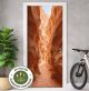 Türtapete Selbstklebend Blasenfrei | Canyon Wüste Sandstein Arizona 200 x 90 cm und 220 x 100 cm | Tür Aufkleber Türfolie | Einteilig | Wasserfest 3D Türaufkleber Klebefolie Türposter Möbelfolie