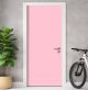 Türtapete Selbstklebend Uni Matt Einfarbig | Rosa Powder 200 x 90 cm und 220 x 100 cm | Einteilige Türfolie Tür Aufkleber | Wasserfest Türaufkleber Klebefolie Möbelfolie