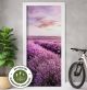 Türtapete selbstklebend blasenfrei | Lavendel, Provence, Natur 200 x 90 cm und 220 x 100 cm | Tür Aufkleber Türfolie | Einteilig | Wasserfest 3D Türaufkleber Klebefolie Türposter Möbelfolie