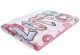 Coole Kuscheldecke mit Namen | personalisierte Fleece Decke für Mädchen mit Einhorn | fleece-candy01