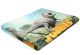 Coole Dino Kuscheldecke mit Namen | personalisierte Fleece Decke für Jungen und Mädchen mit Dinosaurier | fleece-child01