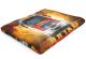 Coole Feuerwehr Kuscheldecke mit Namen | personalisierte Fleece Decke für Jungen und Mädchen mit Feuerwehrauto | fleece-child03
